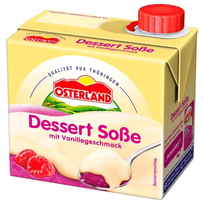 Osterland Dessert Soße mit Vanillegeschmack 500ml